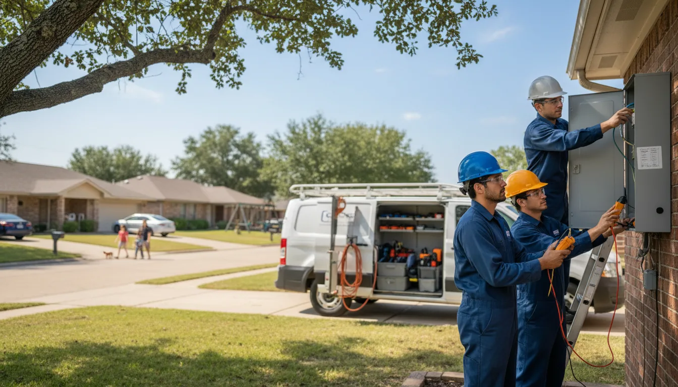 Certified electrician providing emergency electrical services in Leesville, OH